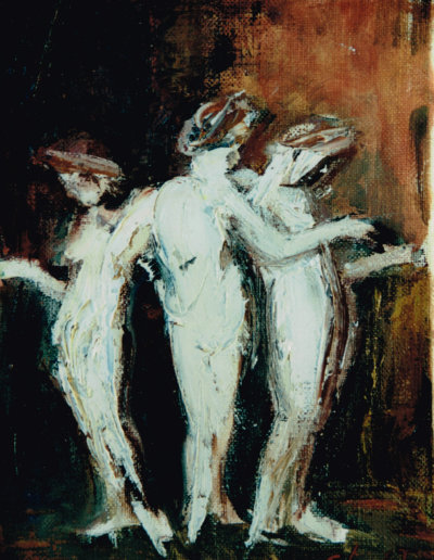 Les trois Grâces - 16 x 22 cm