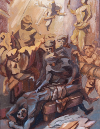 Martyr de St Erasme (d’après Poussin) - 41 x 27  cm